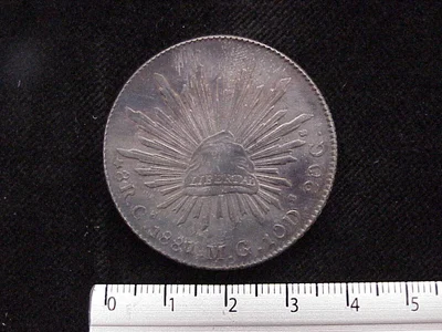 8 Reales Resplandor Chihuahua 1881