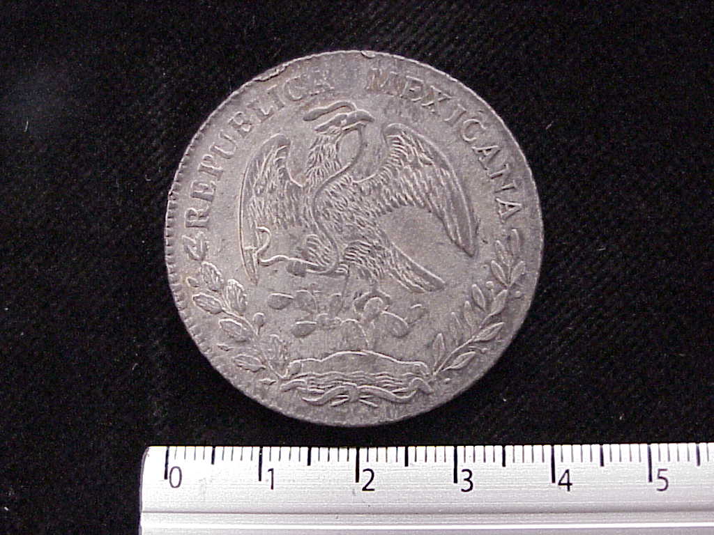 8 Plata 1882 . Inventario Banxico 6585 (anverso)