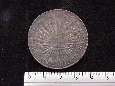 8 Reales Resplandor Chihuahua 1882