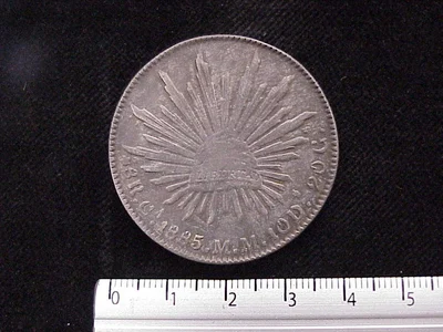 8 Reales Resplandor Chihuahua 1885