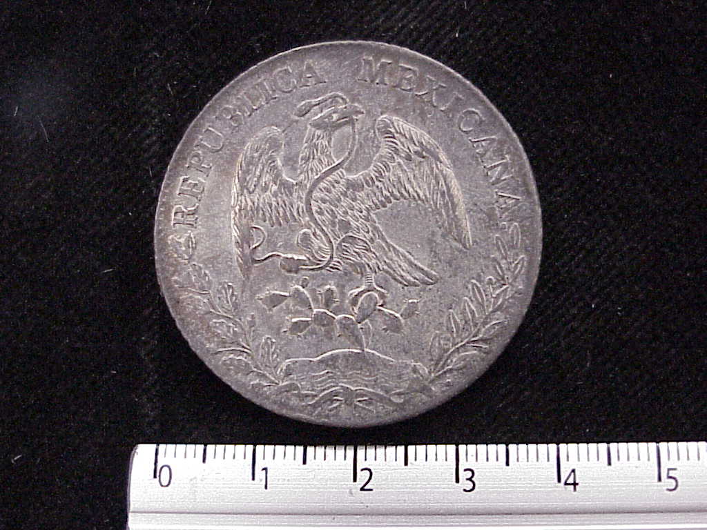 8 Plata 1888 . Inventario Banxico 6611 (anverso)