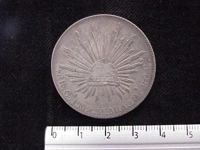 8 Reales Resplandor Chihuahua 1889