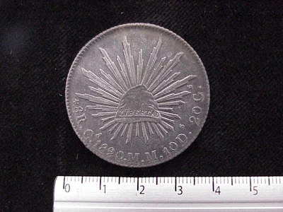 8 Reales Resplandor Chihuahua 1890