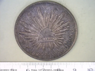 8 Reales Resplandor Chihuahua 1892