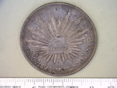 8 Reales Resplandor Chihuahua 1894