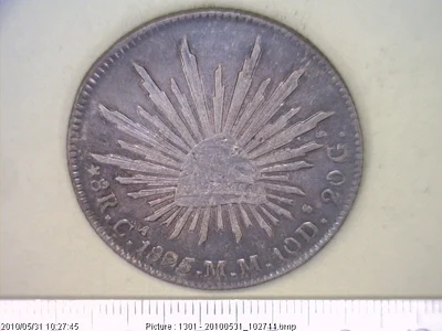 8 Reales Resplandor Chihuahua 1895