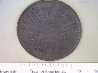 8 Reales Resplandor Durango 1891