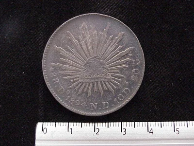8 Reales Resplandor Durango 1894