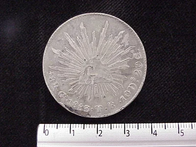 8 Reales Resplandor Guadalajara 1883