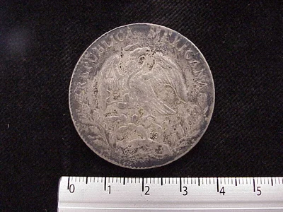 8 Plata 1888 . Inventario Banxico 7505 (anverso)