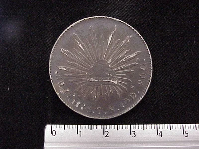 8 Plata 1888 . Inventario Banxico 7505 (reverso)