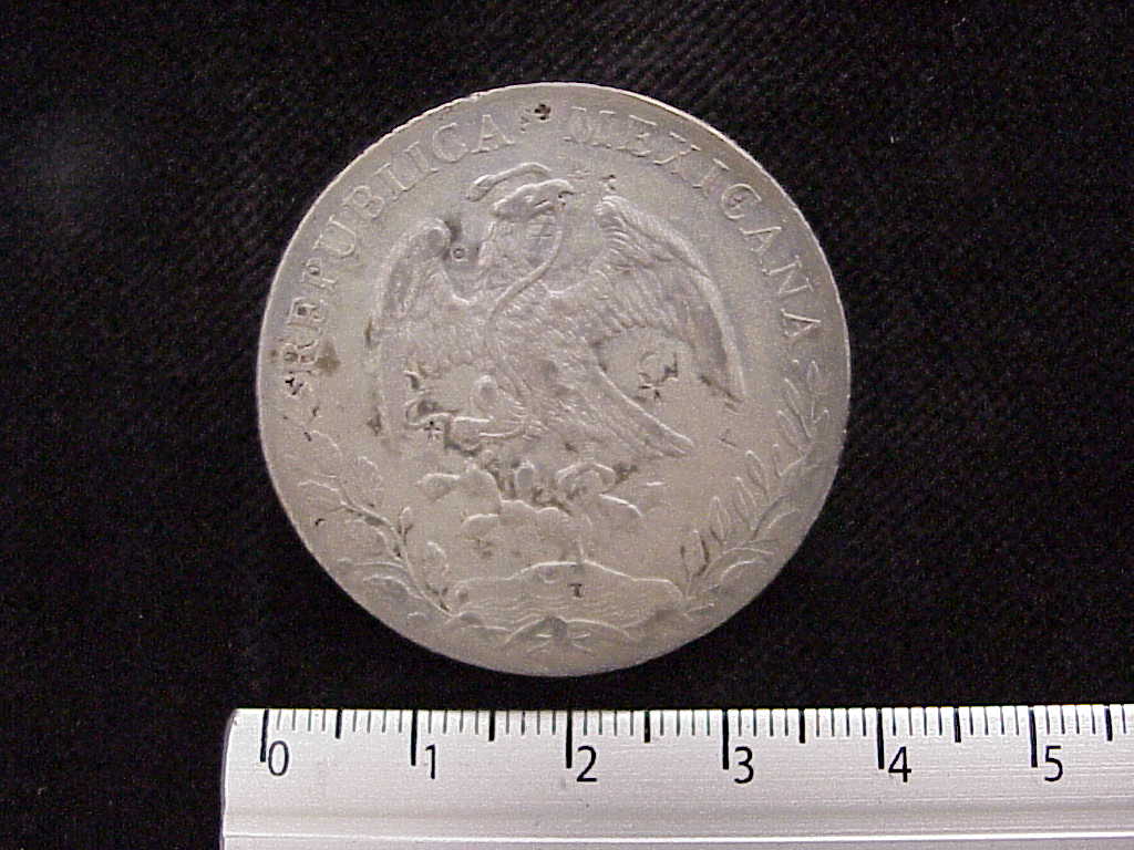 8 Plata 1891 . Inventario Banxico 7515 (anverso)