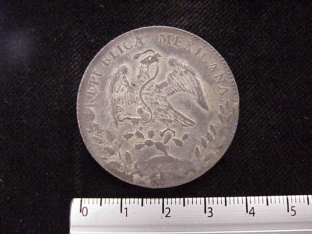 8 Plata 1892 . Inventario Banxico 7519 (anverso)
