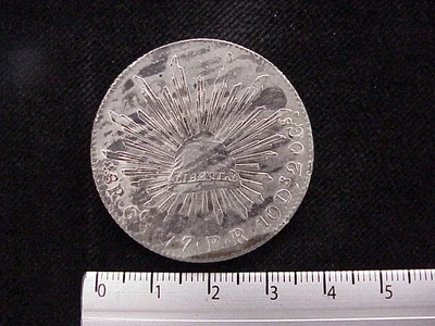 8 Reales Resplandor Guanajuato 1877
