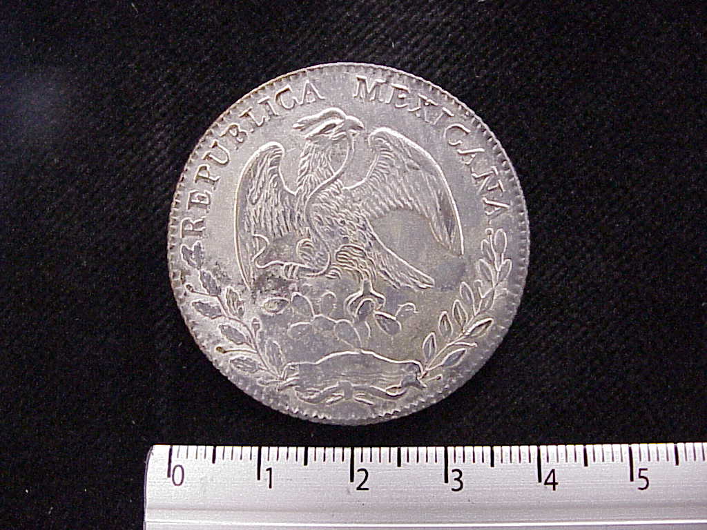 8 Plata 1879 . Inventario Banxico 8224 (anverso)