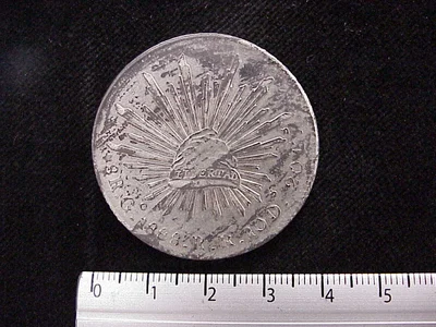 8 Plata 1888 . Inventario Banxico 8261 (reverso)