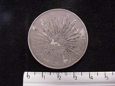 8 Reales Resplandor Guanajuato 1896