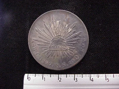 8 Reales Resplandor Guanajuato 1897