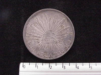 8 Reales Resplandor Hermosillo 1877