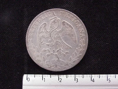 8 Plata 1878 . Inventario Banxico 9187 (anverso)