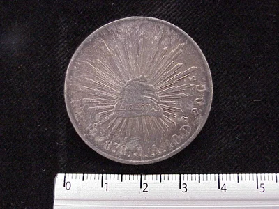 8 Reales Resplandor Hermosillo 1878