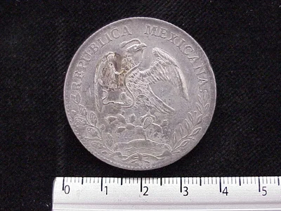 8 Plata 1895 . Inventario Banxico 9245 (reverso)