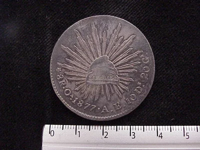 8 Reales Resplandor Oaxaca 1877