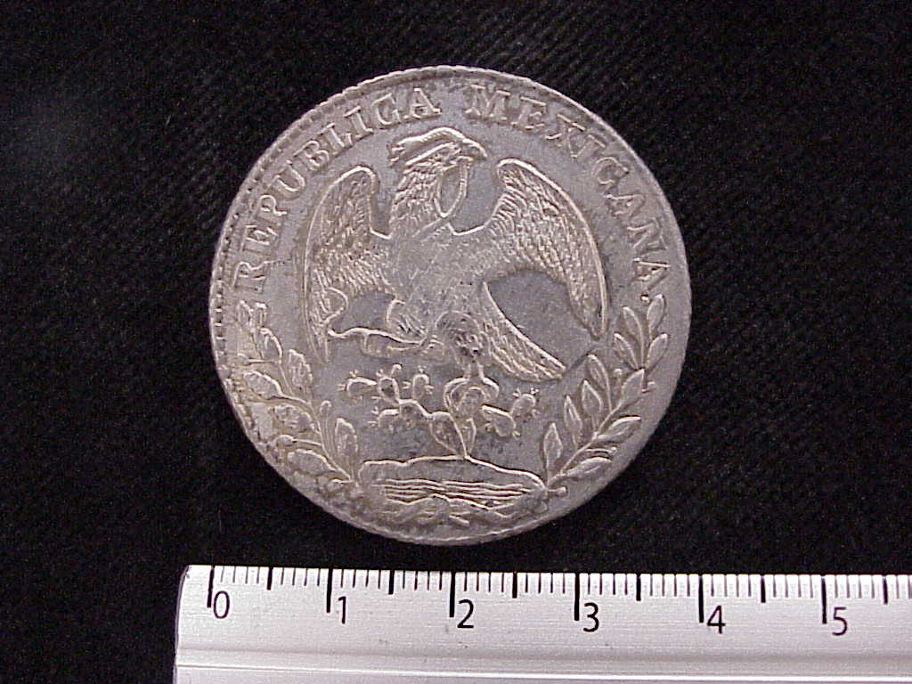 8 Plata 1878 . Inventario Banxico 9423 (anverso)