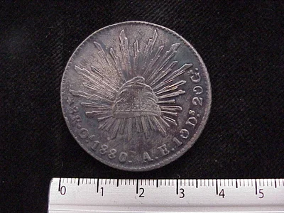 8 Reales Resplandor Oaxaca 1880
