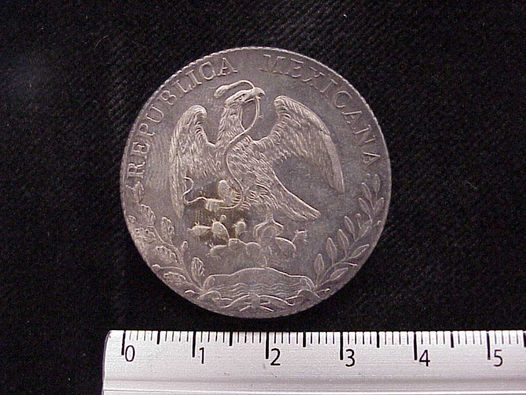 8 Plata 1889 . Inventario Banxico 9460 (anverso)