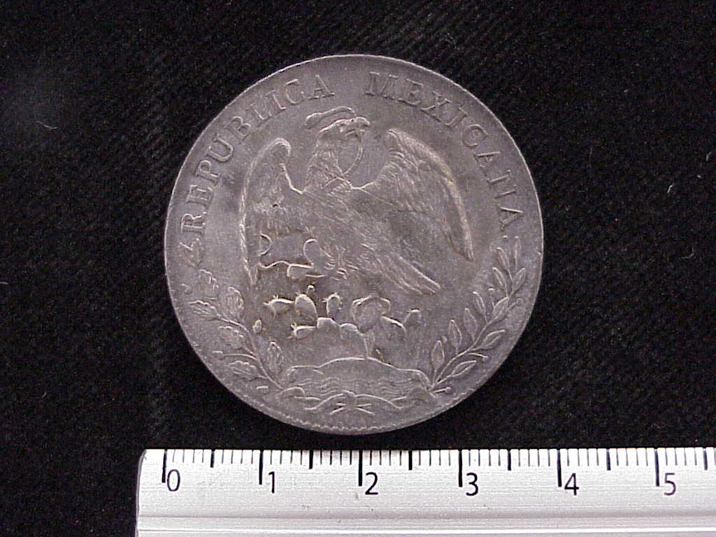 8 Plata 1892 . Inventario Banxico 9469 (anverso)