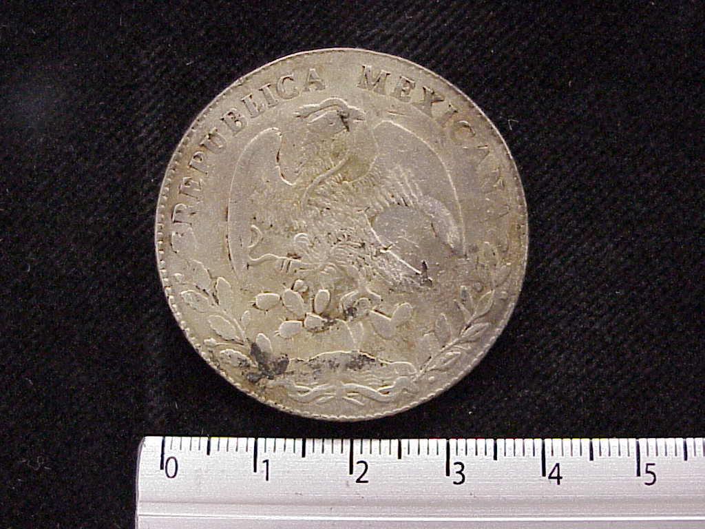 8 Plata 1880 . Inventario Banxico 9650 (anverso)