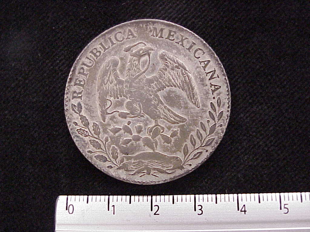 8 Plata 1888 . Inventario Banxico 9685 (anverso)