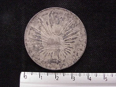 8 Plata 1888 . Inventario Banxico 9685 (reverso)
