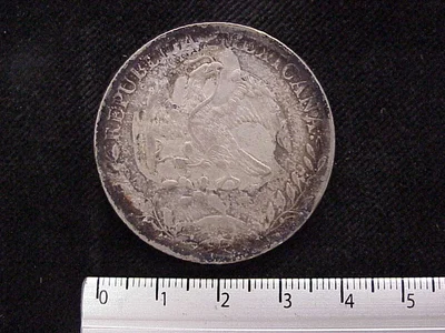8 Plata 1889 . Inventario Banxico 9688 (anverso)