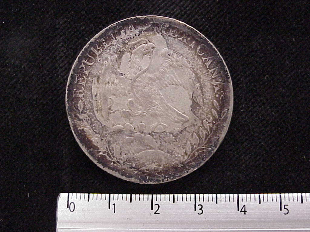 8 Plata 1889 . Inventario Banxico 9688 (anverso)