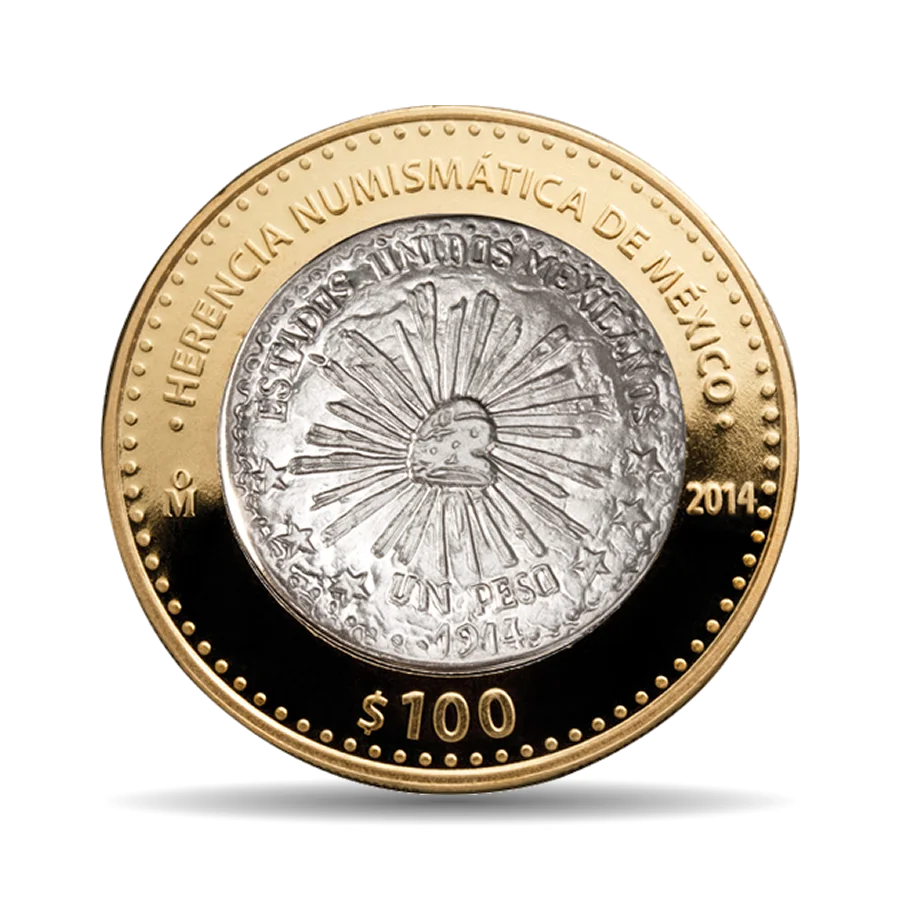 Moneda destacada de la serie Herencia Numismática de México