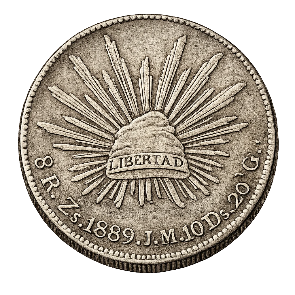 8 Reales de la República Mexicana: precio, cecas y cómo saber si es falsa